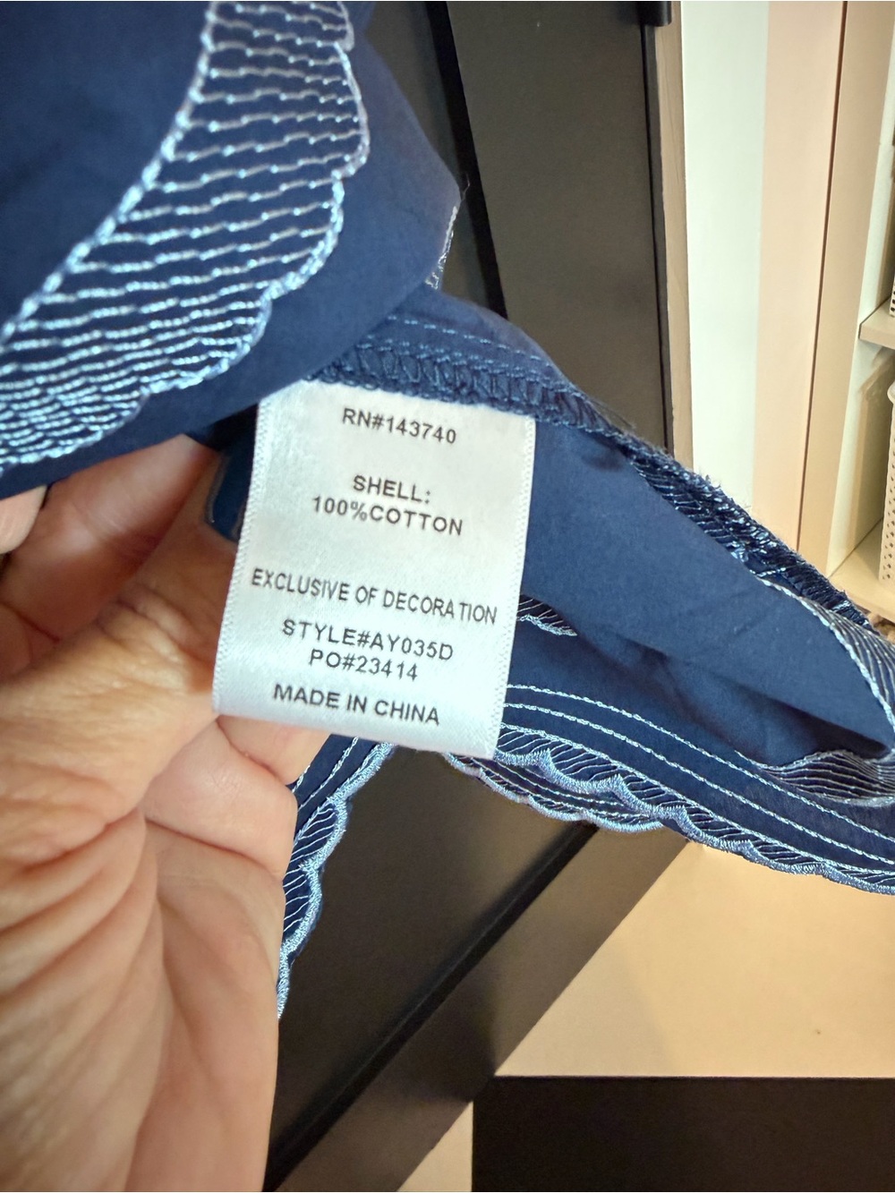 Tuckernut Hyacinth House navy dress - Picture 13 of 13